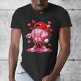 Baseball Drip Valentine Sports Vday Ice Cream Drip Heart Men's V-Neck T-Shirt Baseball Drip Valentine Sports Vday Ice Cream Drip Heart Men's V-Neck T-Shirt