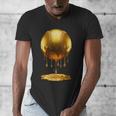 Baseball Dripping Drip Gold Sport Player Coach Baller Men's V-Neck T-Shirt Baseball Dripping Drip Gold Sport Player Coach Baller Men's V-Neck T-Shirt