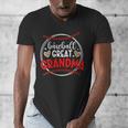 Baseball Great Grandma Of A Baseball Player Great Grandma Men's V-Neck T-Shirt Baseball Great Grandma Of A Baseball Player Great Grandma Men's V-Neck T-Shirt