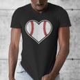 Baseball Heart Love Sport Valentines Day Men Women Boys Kids Men's V-Neck T-Shirt Baseball Heart Love Sport Valentines Day Men Women Boys Kids Men's V-Neck T-Shirt