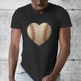 Baseball Heart Shape Valentines Day Love Boys Kids Men Men's V-Neck T-Shirt Baseball Heart Shape Valentines Day Love Boys Kids Men Men's V-Neck T-Shirt