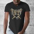 Baseball Ice Cream Drip 67 Camo Six Seven Meme Men's V-Neck T-Shirt