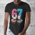 Baseball Ice Cream Drip 67 Hands Six Seven Boys Men's V-Neck T-Shirt Baseball Ice Cream Drip 67 Hands Six Seven Boys Men's V-Neck T-Shirt