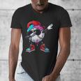 Baseball Ice Cream Drip Dabbing Sports Sprinkles For Boys Men's V-Neck T-Shirt Baseball Ice Cream Drip Dabbing Sports Sprinkles For Boys Men's V-Neck T-Shirt