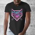 Baseball Ice Cream Drip Pitcher Filthy Men's V-Neck T-Shirt Baseball Ice Cream Drip Pitcher Filthy Men's V-Neck T-Shirt