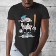 Baseball Ice Cream Drip Sports Boys Kids Youth Men Men's V-Neck T-Shirt Baseball Ice Cream Drip Sports Boys Kids Youth Men Men's V-Neck T-Shirt