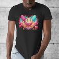 Baseball Ice Cream Drip Style Melt Ice Cream Youth Boys Men's V-Neck T-Shirt Baseball Ice Cream Drip Style Melt Ice Cream Youth Boys Men's V-Neck T-Shirt