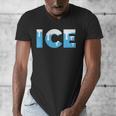 Baseball ICE Ice Cream Drip Baseball Drip Baseball Men's V-Neck T-Shirt