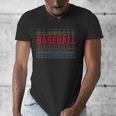 Baseball Layered Text Team Player Coach Youth Men's V-Neck T-Shirt Baseball Layered Text Team Player Coach Youth Men's V-Neck T-Shirt