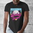 Baseball Life Lifestyle Home Plate Ice Cream Drip Men Boys Men's V-Neck T-Shirt