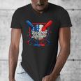 Baseball Life Style 101 Apparel Youth Drip Baseball Men's V-Neck T-Shirt Baseball Life Style 101 Apparel Youth Drip Baseball Men's V-Neck T-Shirt