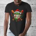 Baseball Lifestyle Apparel Youth Christmas Baseball Drip Men's V-Neck T-Shirt Baseball Lifestyle Apparel Youth Christmas Baseball Drip Men's V-Neck T-Shirt