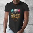 Baseball Lifestyle Drip Men's V-Neck T-Shirt Baseball Lifestyle Drip Men's V-Neck T-Shirt