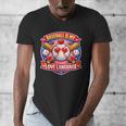 Baseball Is My Love Language Valentine Men's V-Neck T-Shirt