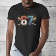 Baseball Lover Drip Number 67 Player 67th Birthday Meme Men's V-Neck T-Shirt Baseball Lover Drip Number 67 Player 67th Birthday Meme Men's V-Neck T-Shirt