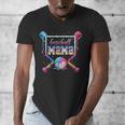 Baseball Mama Ice Cream Drip For Men Women Boy Kids Men's V-Neck T-Shirt Baseball Mama Ice Cream Drip For Men Women Boy Kids Men's V-Neck T-Shirt