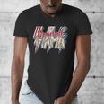 Baseball Mama Lightning Bolt Checkered Varsity Mother's Day Men's V-Neck T-Shirt Baseball Mama Lightning Bolt Checkered Varsity Mother's Day Men's V-Neck T-Shirt