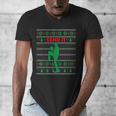 Baseball Player Christmas Pajama Send It Xmas PJs Boys Men's V-Neck T-Shirt Baseball Player Christmas Pajama Send It Xmas PJs Boys Men's V-Neck T-Shirt