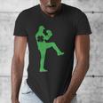 Baseball Shamrock St Patrick's Day Saint Paddy's Men's V-Neck T-Shirt Baseball Shamrock St Patrick's Day Saint Paddy's Men's V-Neck T-Shirt