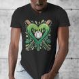 Baseball St Patricks Day Boys Girls Men Women Shamrock Green Men's V-Neck T-Shirt Baseball St Patricks Day Boys Girls Men Women Shamrock Green Men's V-Neck T-Shirt