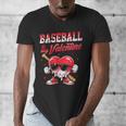 Baseball Is My Valentine Shirt Heart Drip Baseball Lovers Men's V-Neck T-Shirt Baseball Is My Valentine Shirt Heart Drip Baseball Lovers Men's V-Neck T-Shirt