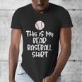Bear Baseball Shirt For Players Fans And Moms Men's V-Neck T-Shirt