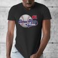 Bonus Mom Rookie Of Year 1st Birthday Baseball Theme Men's V-Neck T-Shirt
