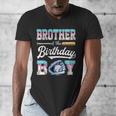 Brother Of The Birthday Boy Baseball Ice Cream Drip Matching Men's V-Neck T-Shirt Brother Of The Birthday Boy Baseball Ice Cream Drip Matching Men's V-Neck T-Shirt