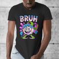 Bruh Baseball Drip Boys Youth Ice Cream Dripping Baseball Men's V-Neck T-Shirt Bruh Baseball Drip Boys Youth Ice Cream Dripping Baseball Men's V-Neck T-Shirt