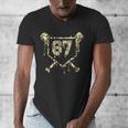 Camo Baseball Ice Cream Drip Number 67 Player 67th Birthday Men's V-Neck T-Shirt Camo Baseball Ice Cream Drip Number 67 Player 67th Birthday Men's V-Neck T-Shirt
