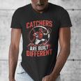 Catchers Are Built Different Baseball Catcher Men's V-Neck T-Shirt Catchers Are Built Different Baseball Catcher Men's V-Neck T-Shirt