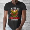 My Christmas Baseball Pajama Helmet Santa Xmas Men Boys Men's V-Neck T-Shirt My Christmas Baseball Pajama Helmet Santa Xmas Men Boys Men's V-Neck T-Shirt