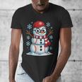 Christmas Baseball Snowman Xmas Pajamas Women Men Boys Men's V-Neck T-Shirt Christmas Baseball Snowman Xmas Pajamas Women Men Boys Men's V-Neck T-Shirt