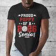 Class Of 2026 Senior Year Baseball Poppy 2026 Graduate Men's V-Neck T-Shirt Class Of 2026 Senior Year Baseball Poppy 2026 Graduate Men's V-Neck T-Shirt