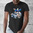 Cool Rabbit Baseball Easter Men Boy Toddler Kid Men's V-Neck T-Shirt Cool Rabbit Baseball Easter Men Boy Toddler Kid Men's V-Neck T-Shirt
