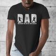 Dad Baseball The Man The Myth The Legend Daddy Father's Day Men's V-Neck T-Shirt