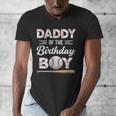 Daddy Of The Birthday Boy Baseball Matching Family Men's V-Neck T-Shirt