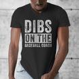 Dibs On The Baseball Coach Wife Girlfriend Men's V-Neck T-Shirt Dibs On The Baseball Coach Wife Girlfriend Men's V-Neck T-Shirt