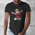 Dominican Santa Christmas Beisbol Baseball Dominicano Men's V-Neck T-Shirt Dominican Santa Christmas Beisbol Baseball Dominicano Men's V-Neck T-Shirt