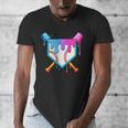 Dripping Baseball Pocket Respect The Drip Boys Baseball Men's V-Neck T-Shirt