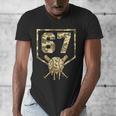 Dripping Camo 67 Baseball Ice Cream Drip 6-7 Six Seven Boy Men's V-Neck T-Shirt