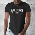 Falcons Baseball Inspired Men's V-Neck T-Shirt Falcons Baseball Inspired Men's V-Neck T-Shirt