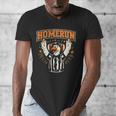 Football Referee Touchdown Baseball Homerun Goose Men's V-Neck T-Shirt