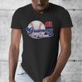 Grammy Rookie Of Year 1st Birthday Baseball Theme Matching Men's V-Neck T-Shirt