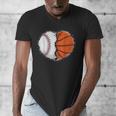Heart 67 Meme Baseball Basketball Pocket Valentine's Day Tee Men's V-Neck T-Shirt Heart 67 Meme Baseball Basketball Pocket Valentine's Day Tee Men's V-Neck T-Shirt