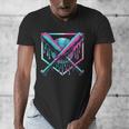 Ice Cream Baseball Drip Home Plate Bats Cool For Boys Youth Men's V-Neck T-Shirt