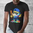 Ice Cream Baseball Drip Spots Sprinkle For Boys Youth Kids Men's V-Neck T-Shirt Ice Cream Baseball Drip Spots Sprinkle For Boys Youth Kids Men's V-Neck T-Shirt