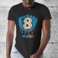 Ice Cream Baseball Glove 8th Birthday Edition Men's V-Neck T-Shirt