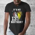 It's My 13th Birthday Baseball Softball Heart 13 Year Old Men's V-Neck T-Shirt It's My 13th Birthday Baseball Softball Heart 13 Year Old Men's V-Neck T-Shirt