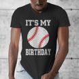 It’s My Birthday Baseball Vintage Style Men's V-Neck T-Shirt It’s My Birthday Baseball Vintage Style Men's V-Neck T-Shirt